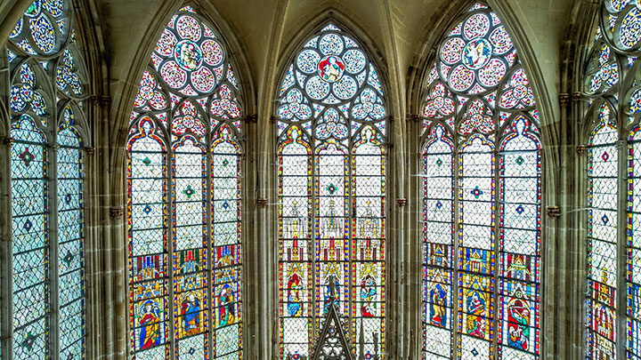 L'abbatiale Saint-Ouen à hauteur d'enfant